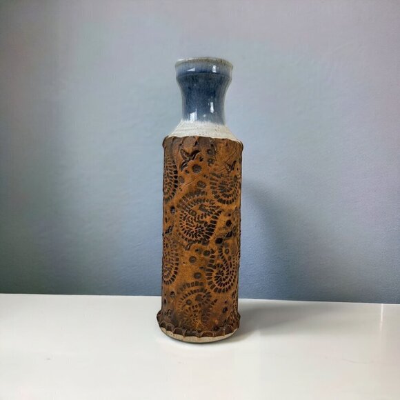 Unknown Other - Vintage Handmade Studio Pottery Vase 13" Height